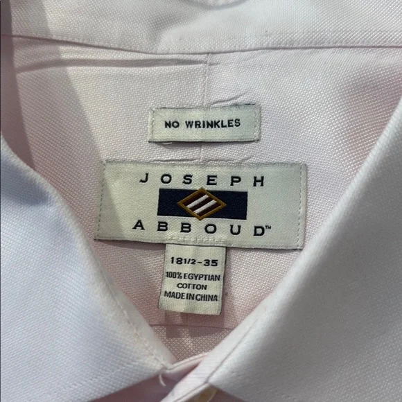 Joseph Abboud Pink French Cuff Dress Shirt - Picture 2 of 4